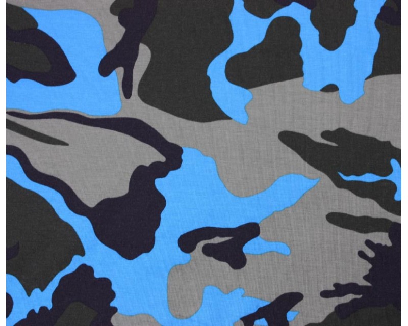Camouflage Fluorescent Cotton Jersey Wholesale Fabrics UK